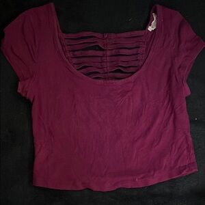 Stylish Purple Crop Top